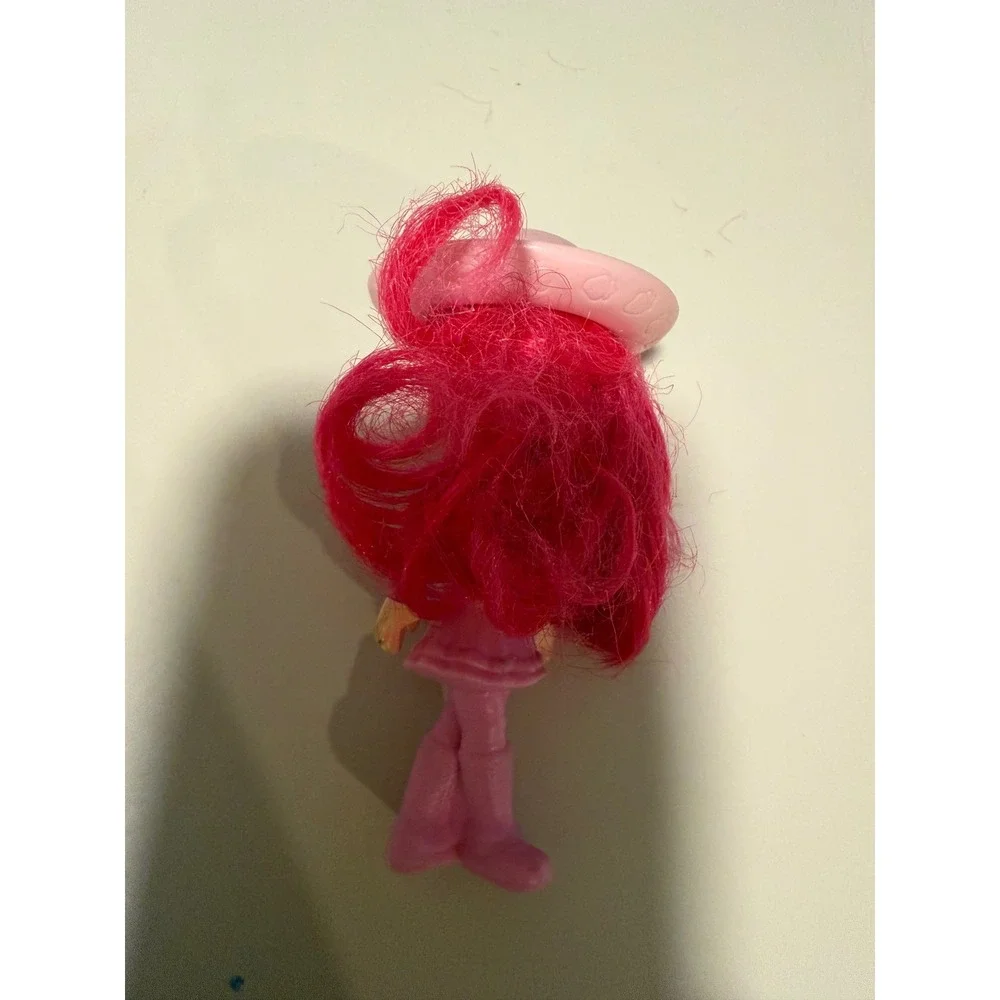 Strawberry‎ Shortcake Mini Doll Pink Hair Hat Small Figure Toy 3.5 Inch